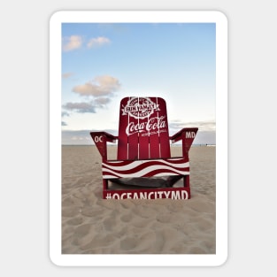 Ocean City MD chair Sticker